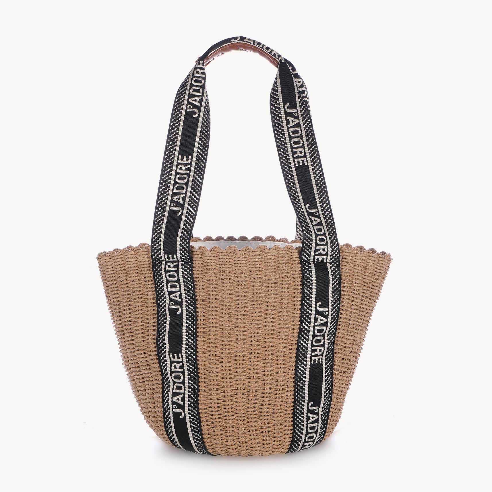 Paloma geflochtene Tasche Braun