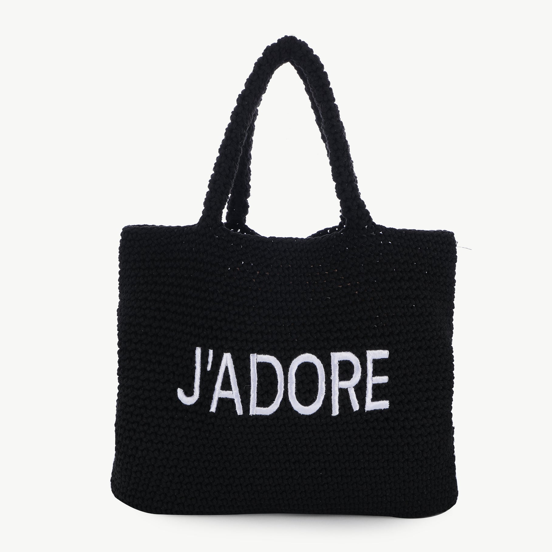 Alia Häkeltasche Schwarz