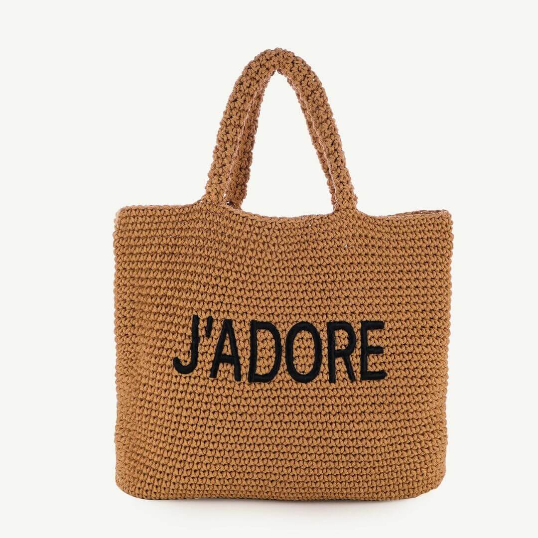 Alia Häkeltasche Braun